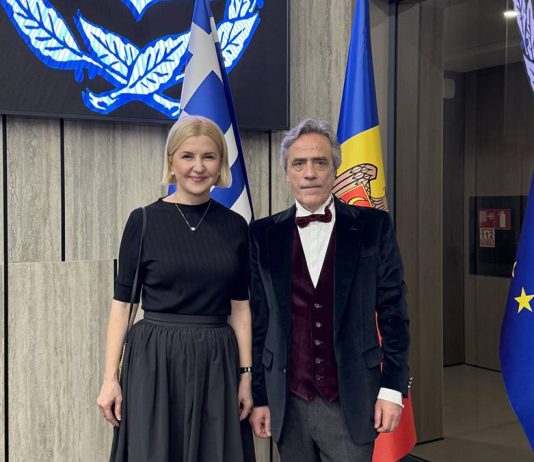 Irina Vlah l-a felicitat pe ambasadorul Greciei cu ocazia Zilei Independenței