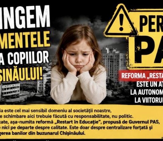 Ion Ceban critică reforma „Restart în Educație” și cere referendum: „Este un atac asupra autonomiei locale”